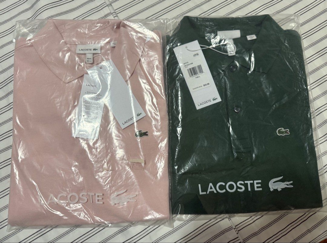 Lacoste Polo shirt small (Category: Shirts) located in Quezon City. Submitted by lotte02shoppe (Listing ID 1463421086, Image 2). Description: Came from US authentic Girl 12 kadya sa Small wome.
