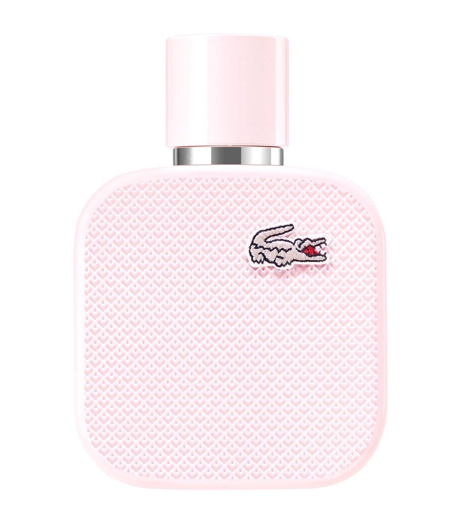 Lacoste Rose Eau de Parfum 100mL (Category: Fragrance & Deodorants) located in Pasig City. Submitted by prelovedniclrs (Listing ID 1463349359, Image 1). Description: - fruity floral scent (go-to scent!!) - authentic and long lasting - well used ( half the bottle bc it smells rlly good) - xmas gift from parents - scratches and stain on the logo bc i bring it with me always (prolly got it from the stuff i also have in my bag) - rfs: need funds - pr