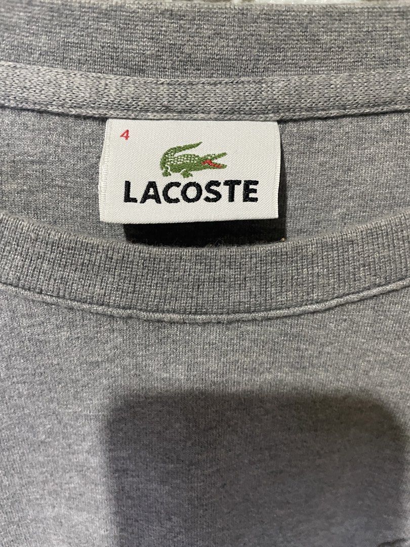Lacoste sweater (Category: Coats, Jackets and Outerwear) located in Cebu City. Submitted by jc_thrifts96 (Listing ID 1463391917, Image 3). Description: Lacoste sweater Size 4 ontag 20.5x27 dimes Excellent condi.