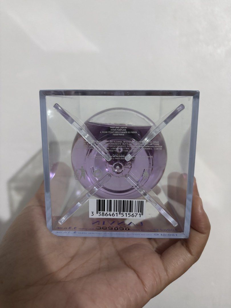 Lanvin Eclat d'Arpege Eau de Parfum 100ml (Category: Fragrance & Deodorants) located in Manila. Submitted by fashionfinds21 (Listing ID 1463345190, Image 2). Description: - Lanvin Eclat d'Arpege Eau de Parfum - 100ml bottle - Natural spray - Comes in original clear casing - Light purple bottle hue - Ideal for everyday wear - Sprayed 5x - US Tester.
