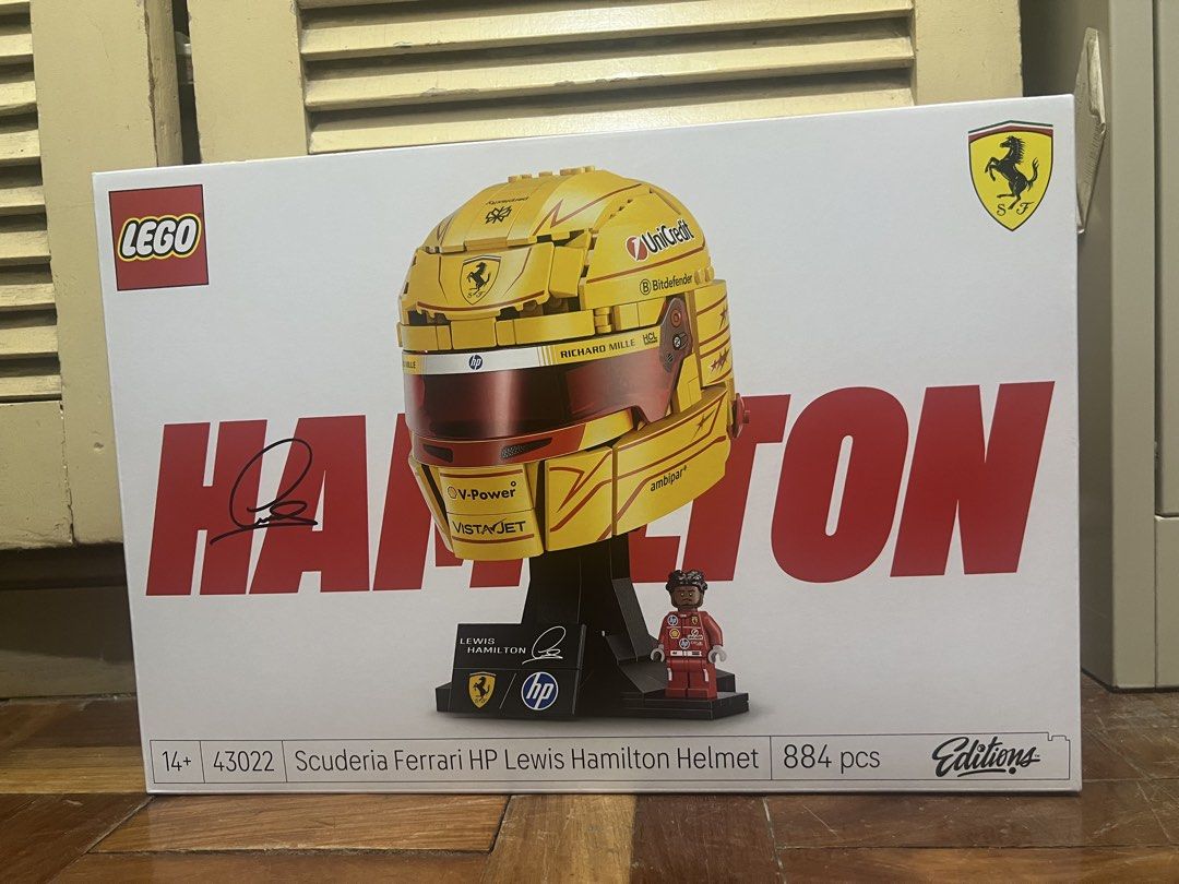 Lego Lewis Hamilton Helmet (Category: Lego & Building Sets) located in San Pedro. Submitted by 4848sell (Listing ID 1463409176, Image 1). Description: 🚨Please read carefully 🚨 ₱6,300 Sealed First to pay gets the item MOP: Bpi/BDO/Gcash No meetups Shipping c/o buyer Lalamove/GRAB/LBC J&T Loc (by schedule) San Pedro, Laguna Festival Mall, Muntinlupa Crossposted Pm me for more details and detailed pictures..