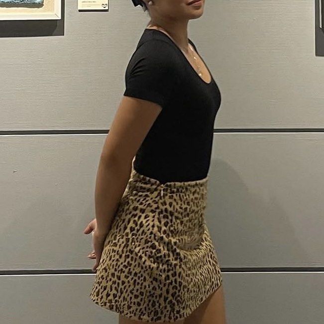 Leopard print skirt (Category: Skirts) located in Antipolo. Submitted by reieeja (Listing ID 1463447640, Image 3). Description: size S.