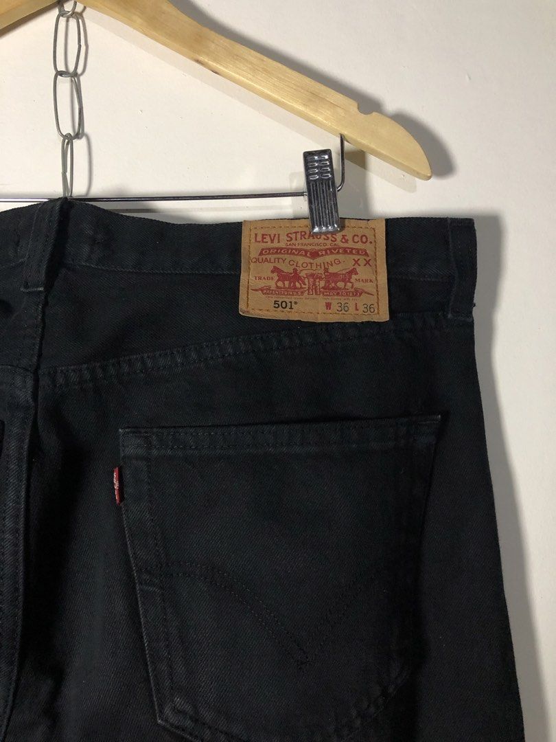 Levi’s 501 (Category: Jeans) located in Plaridel. Submitted by eco_chic_finds (Listing ID 1463366000, Image 3). Description: Levi’s 501 Size: 36 40.5 inches Length 9 inches Leg Opening 12 inches Thigh Excellent-Like new Condition No issue.