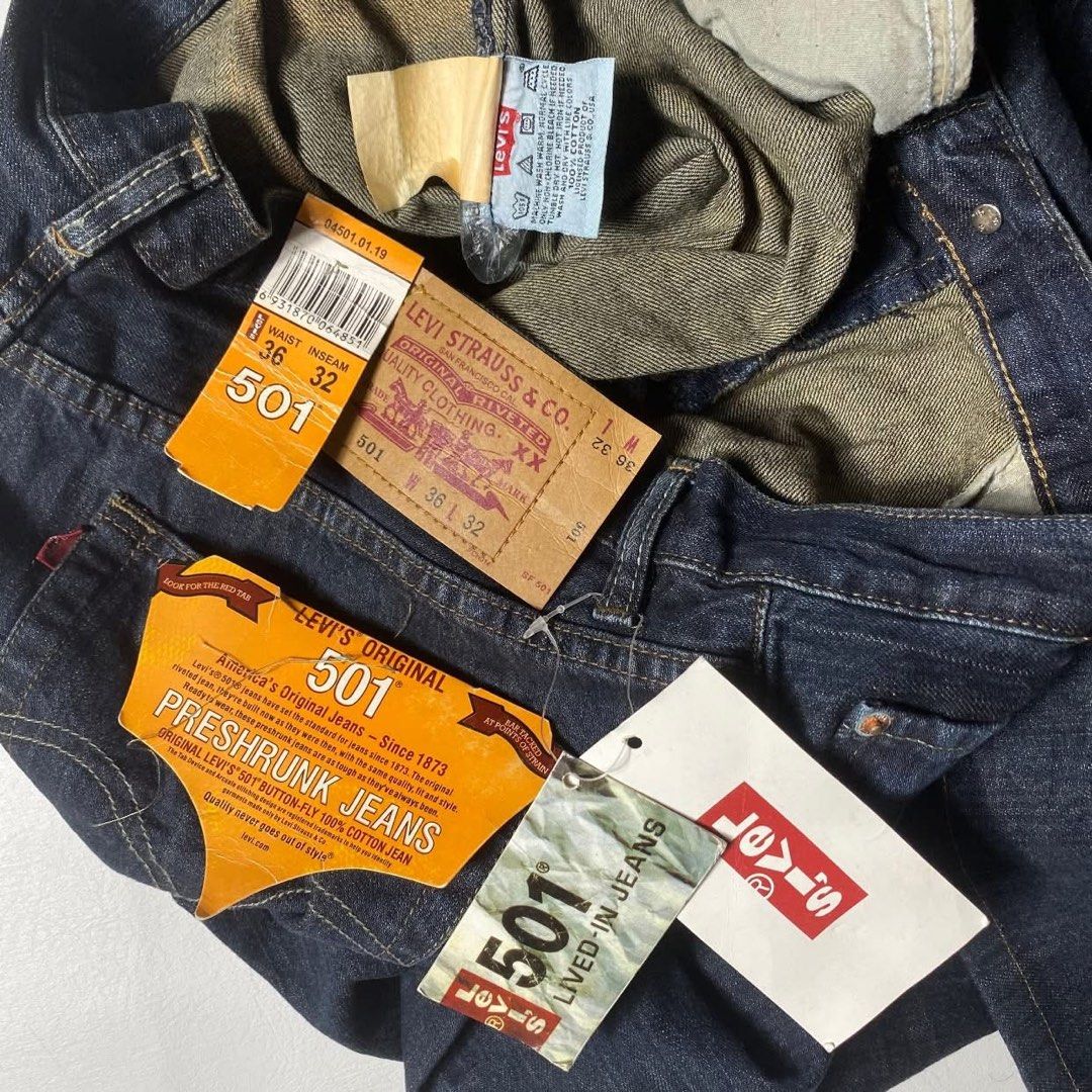 LEVIS 501 BRAND NEW WITH HANG TAG (Category: Jeans) located in Manila. Submitted by valuable_rags (Listing ID 1463473498, Image 3). Description: LEVIS 501 BRAND NEW WITH HANG TAG CONDITION : BRAND NEW SIZE : 36 DIMENSIONS: W38 x L 40.5 ISSUE: NONE .