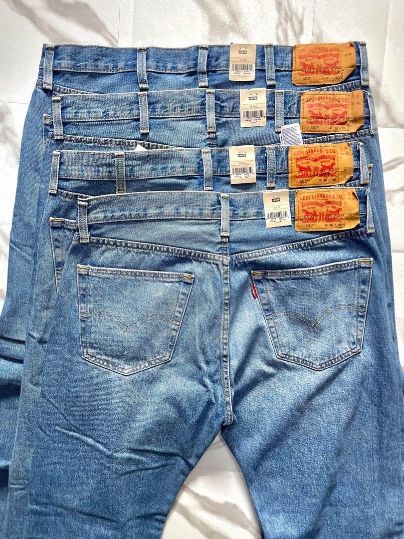 LEVIS 501 EXTENDED PATCH (Category: Jeans) located in Manila. Submitted by prelovedseekerph (Listing ID 1463487813, Image 1). Description: LEVIS 501 EXTENDED PATCH Size: 36, 38, 40 ₱2500 FREE SHIPPING Color: Lookin’ Good - Medium Wash Non-Stretch.