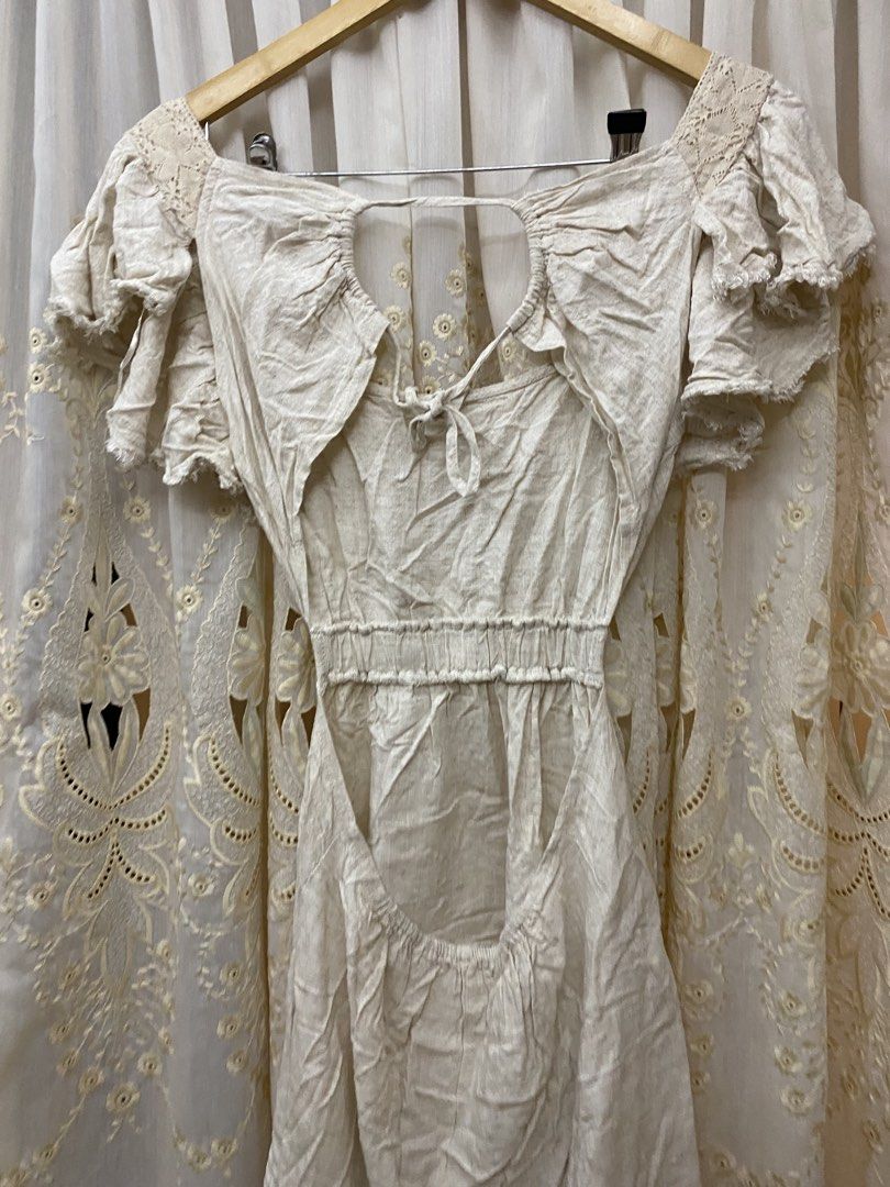 Linen Dress (Category: Dresses) located in Trece Martires City. Submitted by reloveandrestyle (Listing ID 1463448853, Image 3). Description: New Cut the tag Xs-M.