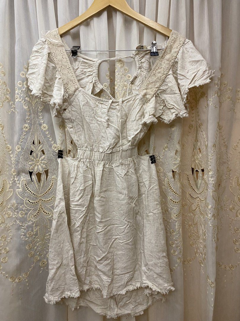 Linen Dress (Category: Dresses) located in Trece Martires City. Submitted by reloveandrestyle (Listing ID 1463448853, Image 1). Description: New Cut the tag Xs-M.