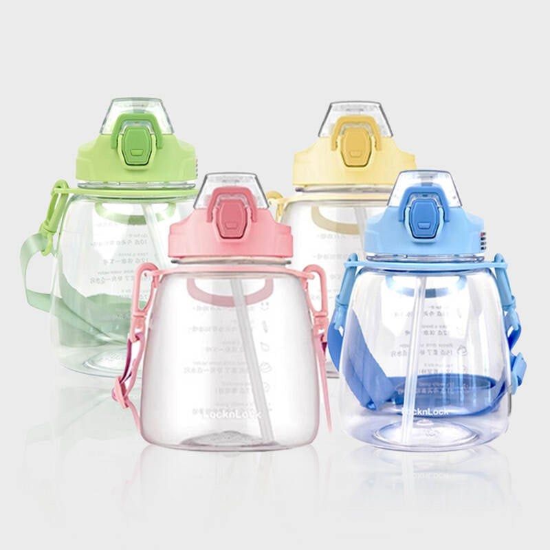 LocknLock 1200mL Large Capacity Plastic Water Bottle with Straw (Category: Water Bottles & Tumblers) located in Santa Rosa. Submitted by charleneremando (Listing ID 1463351210, Image 1). Description: - Brand: LocknLock - Capacity: 1200mL - Features: Built-in straw, adjustable shoulder strap, secure lock lid - Benefits: Perfect for all-day hydration, easy to carry and use - Availability: Multiple Colors 5 blue 3 pink 2 yellow 2 green Buy 2 or more