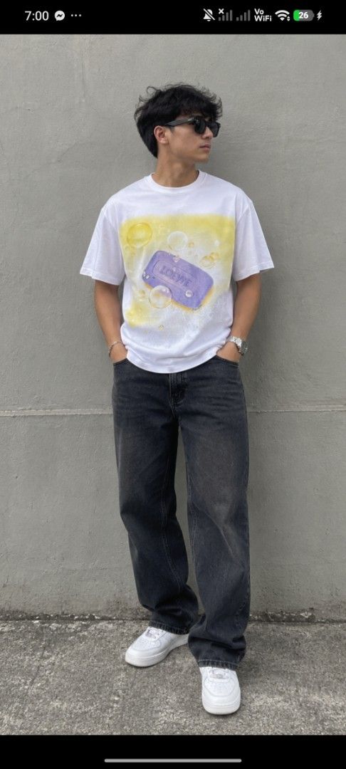 LOEWE Soap Tee 🔥 (Category: Tshirts & Polo Shirts ) located in Davao. Submitted by eve_vintage (Listing ID 1463444078, Image 2). Description: Loewe Soap Tee🔥 Size: Large Dimes:21x30.5 No Issues Excellent Condition 450+ sf only.