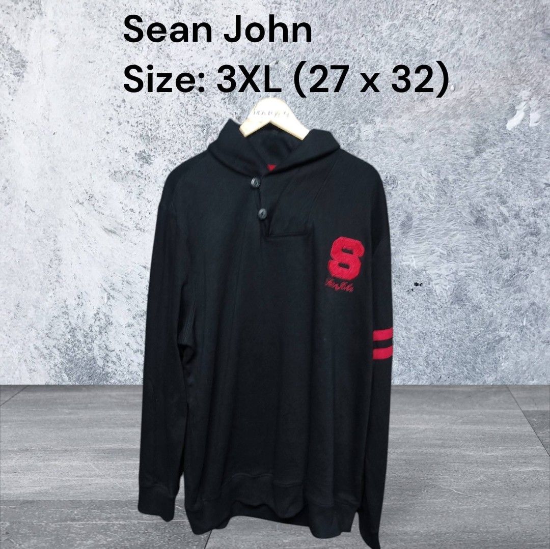 Long sleeve sean john (Category: Coats, Jackets and Outerwear) located in Santa Cruz. Submitted by mark_grimaldo (Listing ID 1463367342, Image 1). Description: SEAN JOHN ✅Size: 3XL (27 x 34) ✅P 450+sf ✅Excellent conditio. W/.hangtag Laguna Area DM📩📩📩.