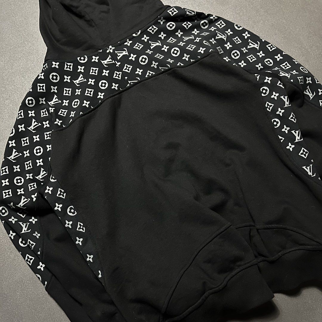 Louis Vuitton Hoodie (Category: Coats, Jackets and Outerwear) located in Moncada. Submitted by tishokthrift (Listing ID 1463373383, Image 2). Description: Dimension (in Inches): 25 by 28 Boxy Fit Excellent Heavy Material.