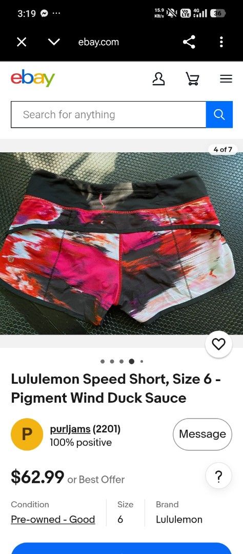 Lululemon Speed Short Pigment Wind Duck Sauce (Category: Shorts) located in Bacolod City. Submitted by finders.drip6100 (Listing ID 1463450146, Image 1). Description: 📍Lululemon Speed Short Pigment Wind Duck Sauce Size dot 2 W 26-32 L 9 Asnew 400 📩.