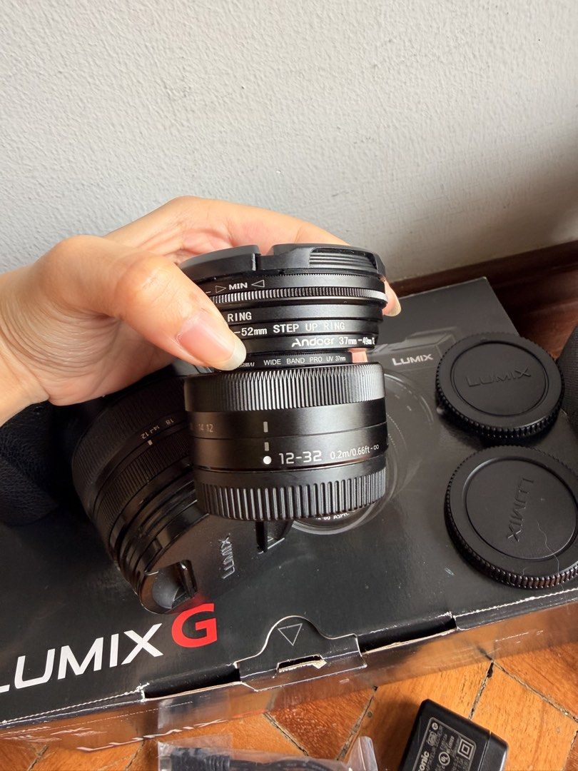 Lumix GX9 with full inclusions (Category: Cameras) located in Makati City. Submitted by lisa.daisy (Listing ID 1463381176, Image 3). Description: Original purchase included a lumix g vario 12-60mm which I found too big with too little bokeh so I changed it to a lumix g vario 12-32mn pancake lens I paired this with a Panasonic Lumix 12-35mm f2.8 so that the bokeh was worth the bulk when I was okay with a bigger lens (attached to camera in the pic)