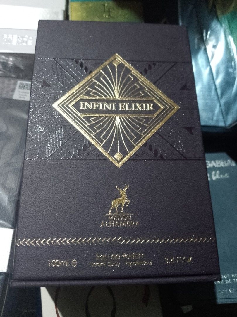 Maison Alhambra Infini Elixir Eau De Parfum (Category: Fragrance & Deodorants) located in Manila. Submitted by tebbys (Listing ID 1463396057, Image 1). Description: 98/100ml Full Presentation .