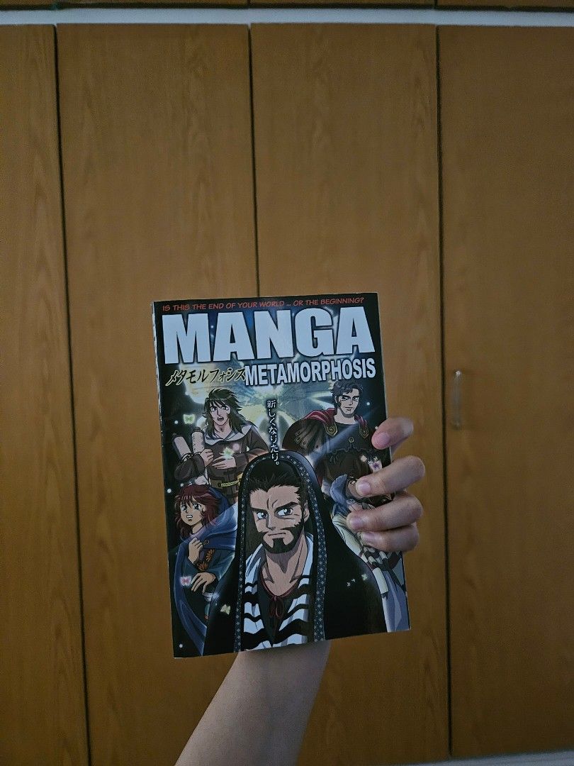Manga Messiah & Metamorphosis Books (Category: Comics & Manga) located in Quezon City. Submitted by kimkimt (Listing ID 1463367411, Image 3). Description: - Two manga books for sale: Manga Messiah and Manga Metamorphosis. - Features Japanese text on the cover alongside English titles. - Ideal for manga collectors and fans. .