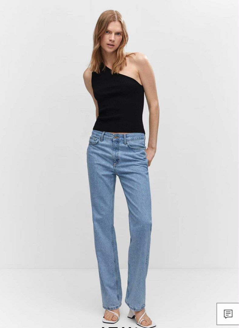 Mango top (Category: Sleeveless) located in Manila. Submitted by closetbyklg (Listing ID 1463388152, Image 2). Description: Retails 1495 php Mango asymmetrical top in black ( i have this in pink) Fits M to L frame.