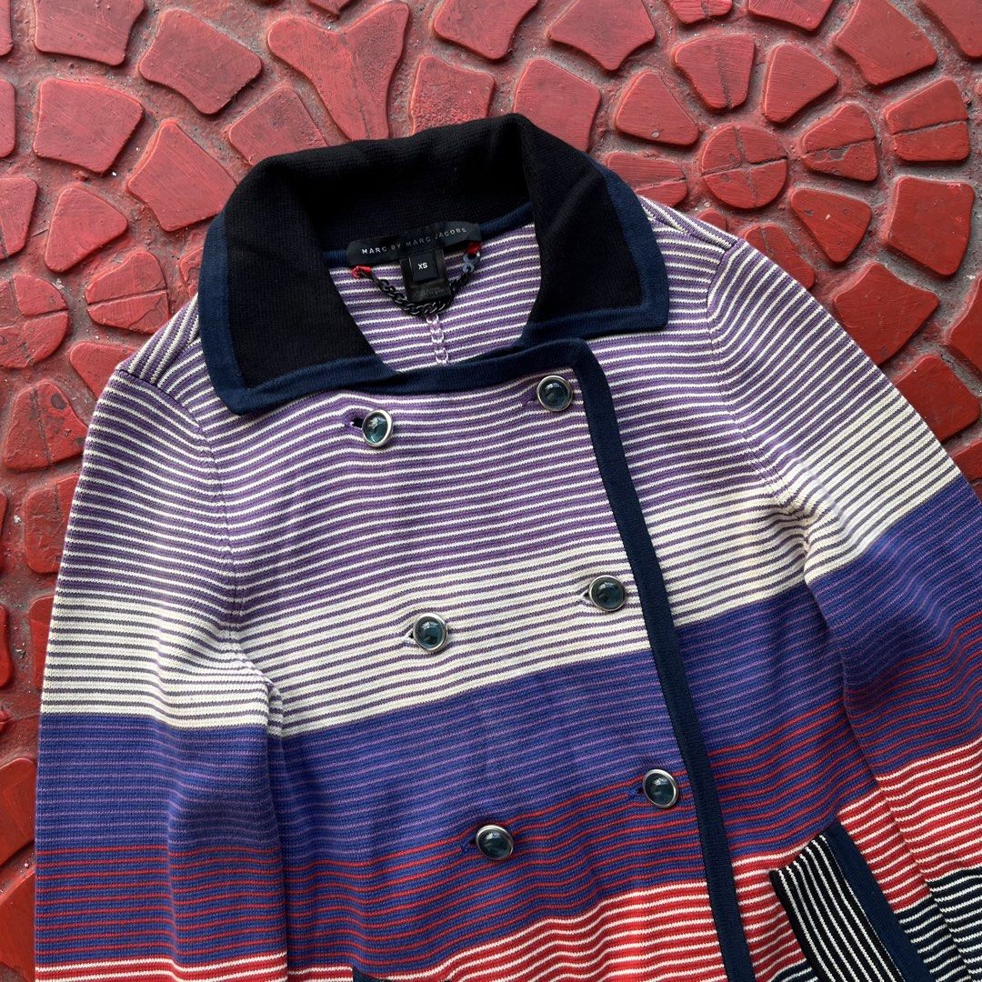 MARC JACOBS STRIPED KNITTED CARDIGAN (Category: Luxury Apparel) located in San Jose del Monte. Submitted by qrt_ty (Listing ID 1463470734, Image 3). Description: WTS !!! MARC JACOBS STRIPED KNITTED CARDIGAN SIZE XS NO ISSUE EXCELLENT CONDITION PRICE - 3500 SHIPPED .