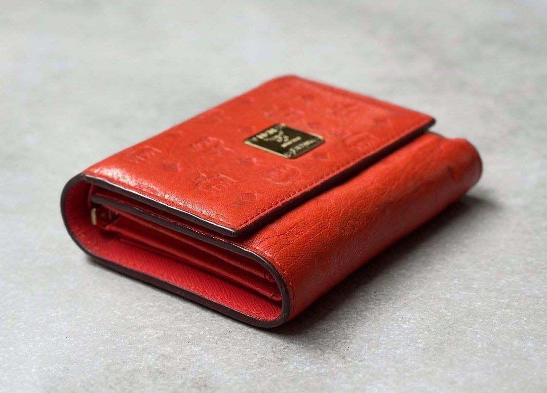 MCM Brick Orange Visetos Embossed Leather trifold wallet (Category: Wallets & Card holders) located in Bulacan. Submitted by thriftbagcollections (Listing ID 1463404457, Image 3). Description: MCM Brick Orange Visetos Embossed Leather Trifold Wallet 🧡❤️ Add a pop of vibrant style to your everyday essentials with this Brick Orange Visetos Embossed Leather Trifold Wallet from MCM. Crafted from premium calf-skin leather with a distinctive Visetos e