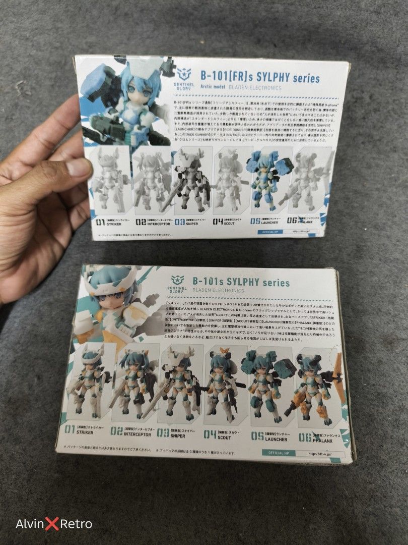 MegaHouse Desktop Army Sylphy figures set (Category: Figurines & Statues) located in Manila. Submitted by alvinretro (Listing ID 1463423485, Image 2). Description: Tayuman, Manila.
