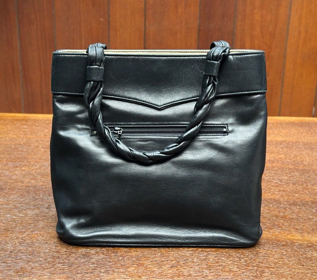 Michiko Kuge handbag (Category: Shoulder Bags) located in Bulacan. Submitted by thriftbagcollections (Listing ID 1463394971, Image 3). Description: Michiko Kuge handbag featuring a colorful floral petit point tapestry panel and a braided leather handle,looks unused.Approx;H-8”W-8.5”D-3.7”handle 5.5”.