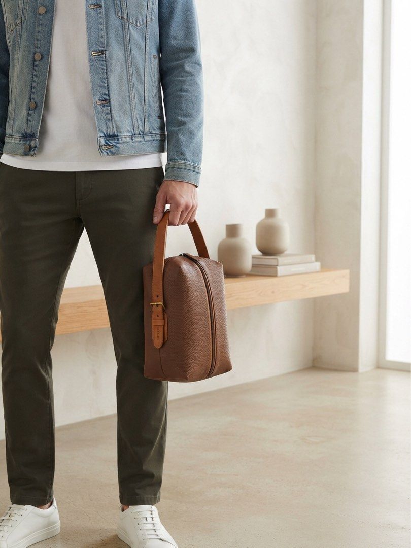 MILA SCHÖN PEBBLED LEATHER POUCH BAG (Category: Belt bags, Clutches and Pouches) located in Imus. Submitted by dhouseoftotes (Listing ID 1463519276, Image 1). Description: 📐 MEASUREMENTS‼️ H - 8.5 inches L - 6 inches 📌: No Issue 📌: Unisex 📌: From Japan 🇯🇵 💸: GCash 📤: J&T Only! 🛵: LALAMOVE for same day delivery. 📌: Shipping Fee is not included. 📌: Please manage your expectations as your dealing with Pre-Loved items. 📌: All items are Pr