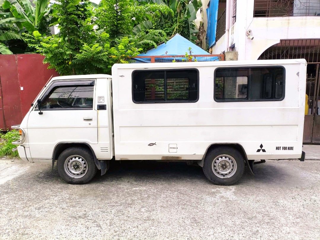 Mitsubishi L300 FB EXCEED Manual (Category: Used Cars) located in Manila. Submitted by captglord (Listing ID 1463403227, Image 3). Description: FOR SALE!!! L300 Mitsubishi FB Exceed MT 2016 Model Dual Aircon P400,000.00 63k odo Complete Papers Registered up to Year 2027 Privately used Tinted, dual (front and rear) dashcam (front & back), with stainless steel frame in front bumper and in back tail lights, back door has stainless steel handle bars,