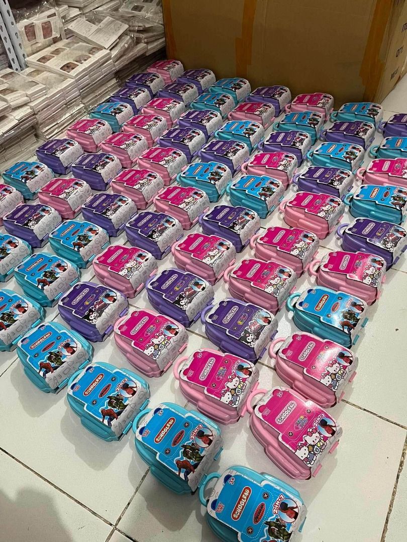 Mix Trolley toy/bag for kids (Category: Kids Toys) located in Quezon City. Submitted by mjmassortedfinds (Listing ID 1463369718, Image 3). Description: Mix Trolley toy/bag for kids 8 5 each min 10pcs 7 9 each min 100pcs ✅ approx. 14cm ✅ Mystery toy inside ✅ Mix veggie & fruit designs ✅ perf for kids / giveaways / christmas gifts ✅ Assorted characters/designs ONLY.