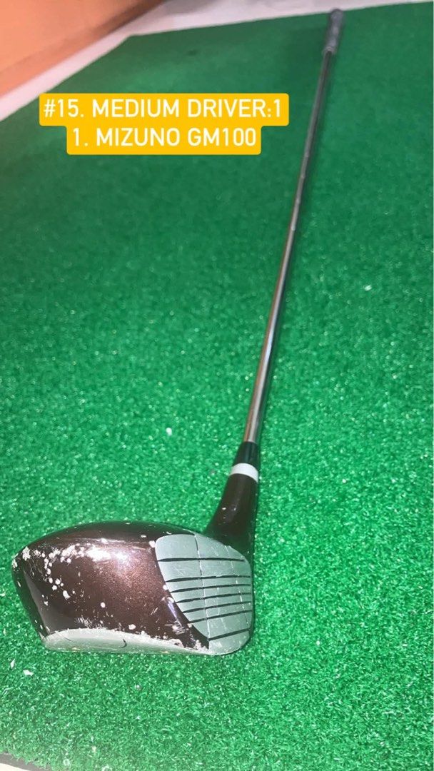 Mizuno GM100 Driver #1 Driver Medium Flex (Category: Golf) located in San Juan City. Submitted by lowcostitems111 (Listing ID 1463466252, Image 3). Description: * Mizuno GM100 #1 Driver * Medium Flex * Men’s golf club * Pre-owned condition with visible signs of use/scratches * Please see photos for actual condition * ₱500 negotiable * 📍 Pick-up anytime in San Juan City * Message me for inquiries or to arrange viewing..