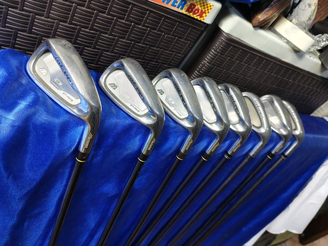 Mizuno Intage IE bti-face (Category: Golf) located in Manila. Submitted by meiyeon2 (Listing ID 1463451429, Image 2). Description: Set of Mizuno Intage IE Irons - Includes 5 Iron through Pitching Wedge (PW)(FW) (SW) - Features a clean and classic look - Offers a great feel at impact - Ready to hit the course premium light R1 Intage Shaft right handed club...