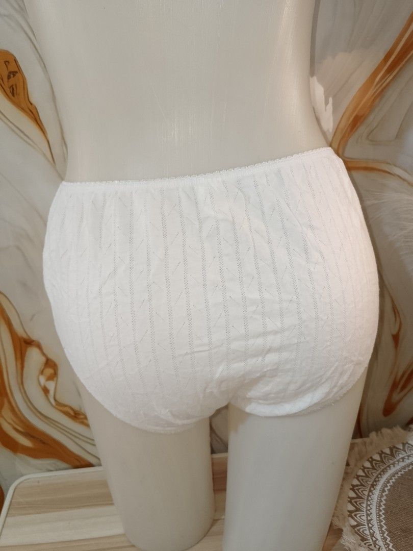 M/L white breathable soft comfy panty (Category: Undergarments & Loungewear) located in Manila. Submitted by truecrystal-1407 (Listing ID 1463335263, Image 3). Description: .