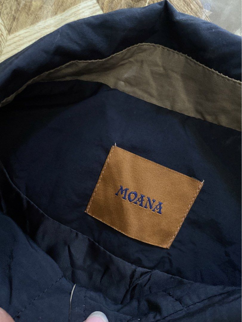 Moana Black Outdoor Fabric Jacket (Category: Coats, Jackets and Outerwear) located in Davao. Submitted by workmensph (Listing ID 1463532501, Image 3). Description: Size Large 24” x 22.5” Excellent Condition.
