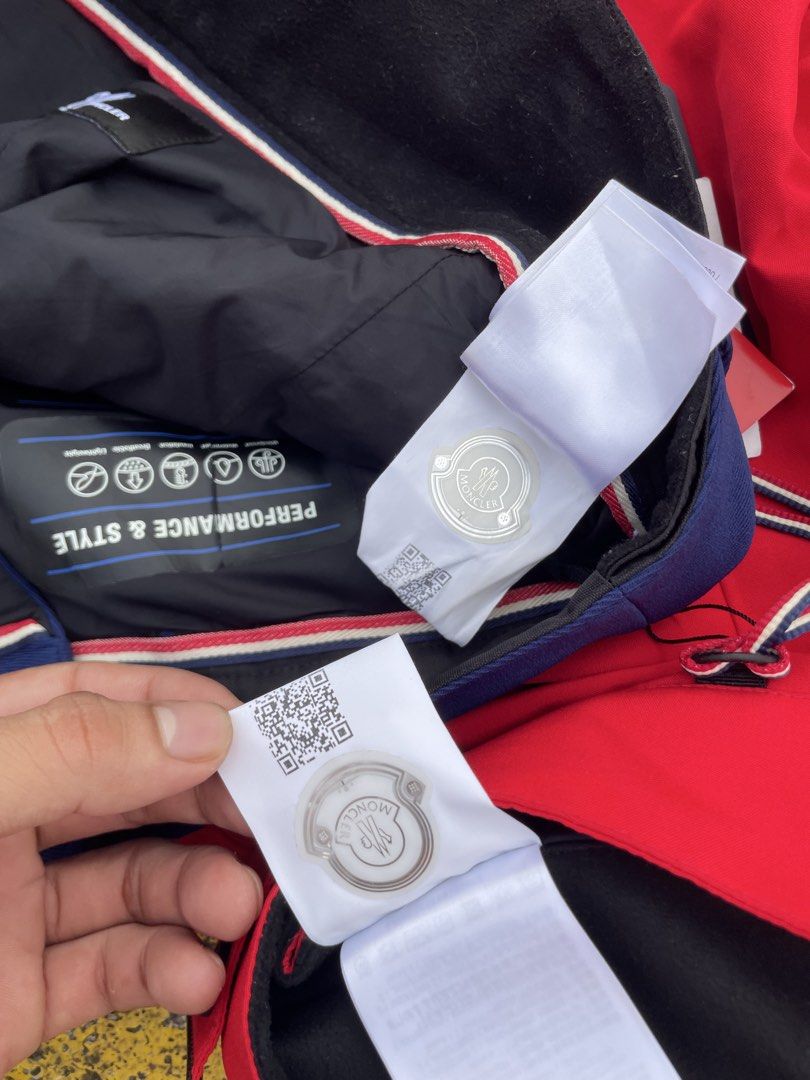 Moncler Sample ski pants and brand new (Category: Luxury Apparel) located in Manila. Submitted by kerikeridulce (Listing ID 1463337021, Image 3). Description: Both authentic the red one is brand new with hang tags and the other one is a sample from moncler, no flaws Size large and medium Womens and mens.
