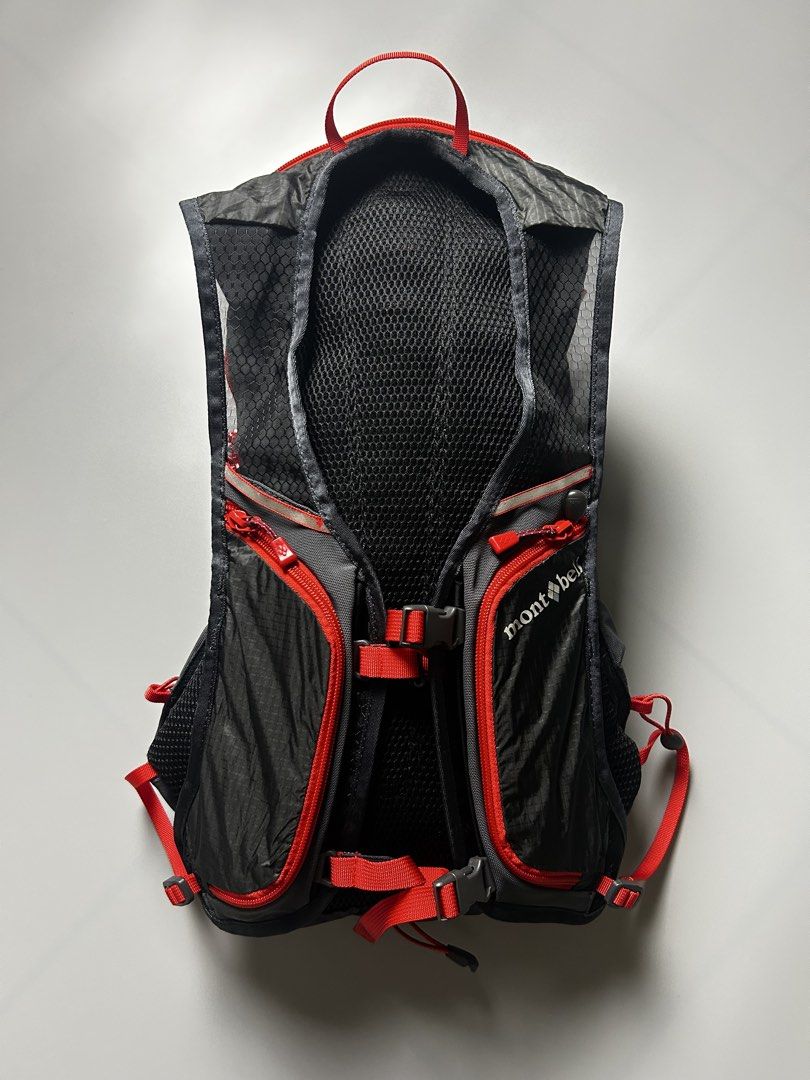 Montbell Cross Runner Pack 15 Black Red Trail Running Backpack (Category: Backpacks) located in Tacloban City. Submitted by azthrifting24 (Listing ID 1463393164, Image 2). Description: - Montbell Cross Runner Pack 15 - Lightweight and durable for trail running - Color: Black with red accents - Multiple pockets and straps for secure gear storage - Mesh back panel for excellent ventilation - Perfect for long runs, hikes, and outdoor adventures.