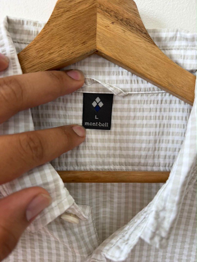 Mont-bell Plaid Button down Grey/White (Category: Formal Shirts) located in Iloilo. Submitted by bunitoapparel_v2 (Listing ID 1463481181, Image 3). Description: .