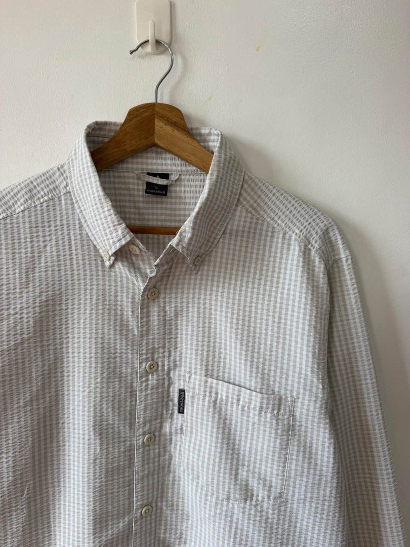 Mont-bell Plaid Button down Grey/White (Category: Formal Shirts) located in Iloilo. Submitted by bunitoapparel_v2 (Listing ID 1463481181, Image 2). Description: .