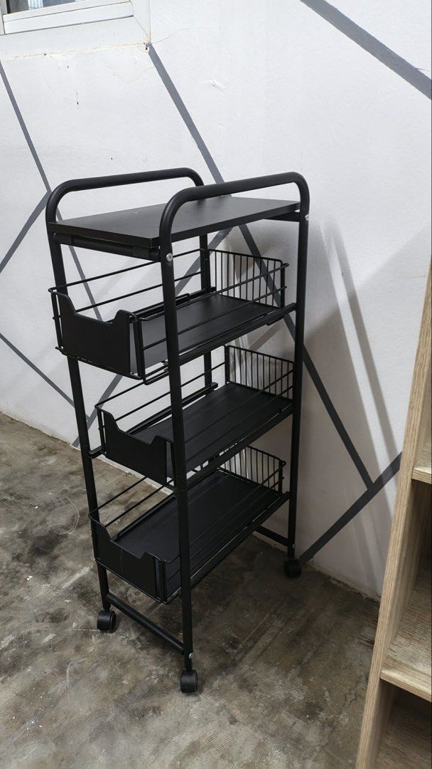 Movable rack (Category: Shelves, Cabinets & Racks) located in Muntinlupa City. Submitted by declutter.clubph (Listing ID 1463397928, Image 2). Description: Movable rack From 2.5k each now for sale at ₱1,200✨ Price still negotiable ✨ Location: RMT industrial complex, muntinlupa RMT warehouse 31AD.