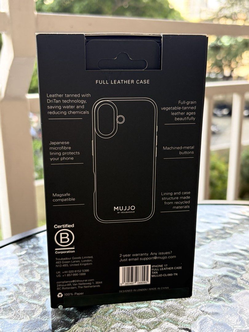 Mujjo leather case 17 base (SEALED) (Category: Cases & Sleeves) located in Quezon City. Submitted by bumili.kana.tea (Listing ID 1463506727, Image 2). Description: ‼️ORIGINAL‼️ 💰Mode of payment: Gcash/BDO 🛵Mode of delivery: Lalamove 📍Loc: Mandaluyong.