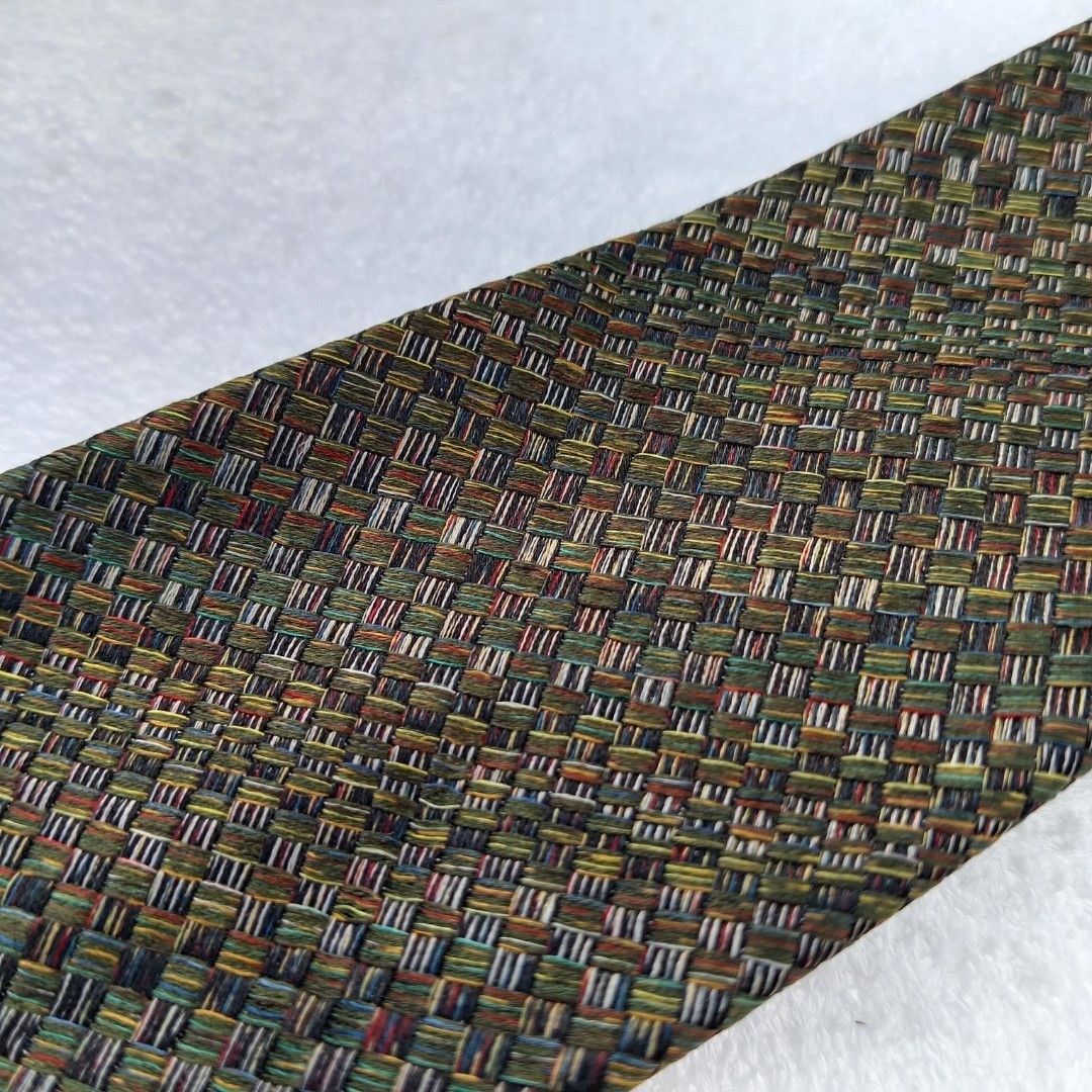 Multicolor Woven Basketweave slim necktie / tie (Category: Ties) located in Abucay. Submitted by gibzzz123 (Listing ID 1463372569, Image 3). Description: • All items are ON HAND and ready to be shipped/picked up. • Items are preloved/ukay, so please expect minimal signs of usage unless stated otherwise. • No major issues — good condition unless otherwise indicated in the listing. • Actual color may slightly vary due to lighting and screen setting
