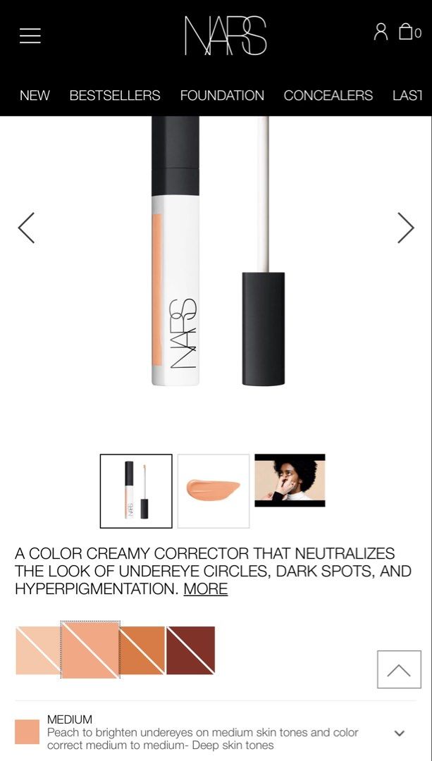 Nars radiant creamy color corrector Medium 6mL (Category: Makeup) located in Lipa City. Submitted by anotherimpulsivegal (Listing ID 1462844388, Image 3). Description: Selling too low para lang di masayang Rfs: wrong shade Super authentic binili ko pa sa US.