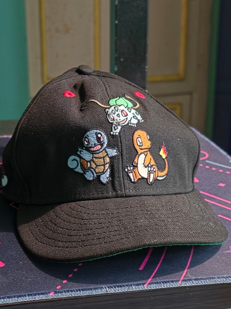 New Era 9FIFTY Pokemon Charmander Squirtle Bulbasaur Cap (Category: Caps & Hats) located in Caloocan City. Submitted by kikipu02 (Listing ID 1463370503, Image 1). Description: .