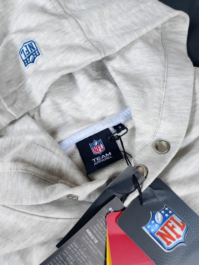 NFL two tone color way (Category: Hoodies) located in Magsaysay. Submitted by every.w3ar (Listing ID 1463552520, Image 3). Description: check each photo for more details color rate: 10/10 no issue ❌.