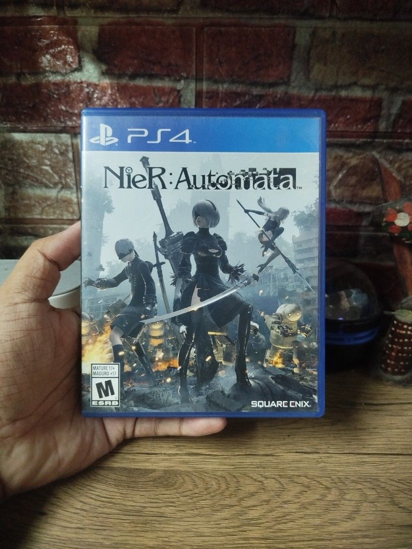 Nier: Automata PS4 Game (Category: PlayStation) located in Binan City. Submitted by pumpkiiin02 (Listing ID 1463347074, Image 1). Description: - Nier: Automata for PlayStation 4 - Comes with original case and disc - Rated M for Mature - Action RPG published by Square Enix - Highly acclaimed gameplay.
