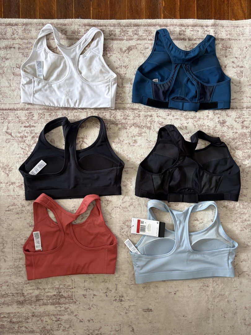Nike & Jordan Sports Bras Bundle (Category: Activewear) located in Muntinlupa City. Submitted by prebynik (Listing ID 1463395303, Image 2). Description: Take all 6 bras Barely used Mix of size medium to Large will fit a 36-37” bust .