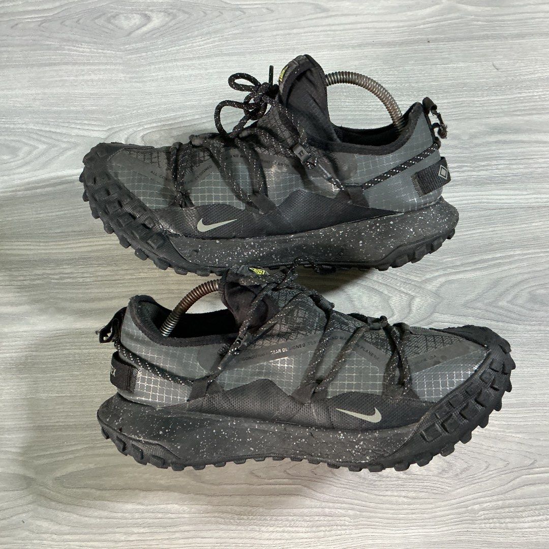 Nike acg goretex (Category: Sneakers) located in Mati. Submitted by bagyobeanfindsph (Listing ID 1463461857, Image 1). Description: Nike ACG Mountain Fly Low GORE-TEX Size us 9.5 Excellent condition Trail shoes.