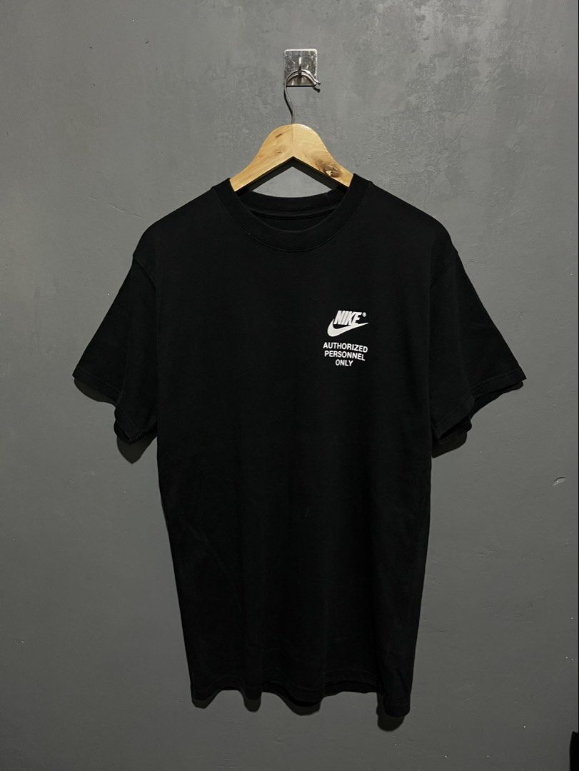 NIKE AUTHORIZED PERSONNEL ONLY (Category: Tshirts & Polo Shirts ) located in Lucena. Submitted by mddlchld (Listing ID 1463374446, Image 1). Description: NIKE “AUTHORIZED PERSONNEL ONLY” SHIRT AUTHENTIC / LEGIT SIZE MEDIUM ON TAG EXCELLENT CONDITION COLOR RATE: 9/10 ISSUE: NONE ₱850.