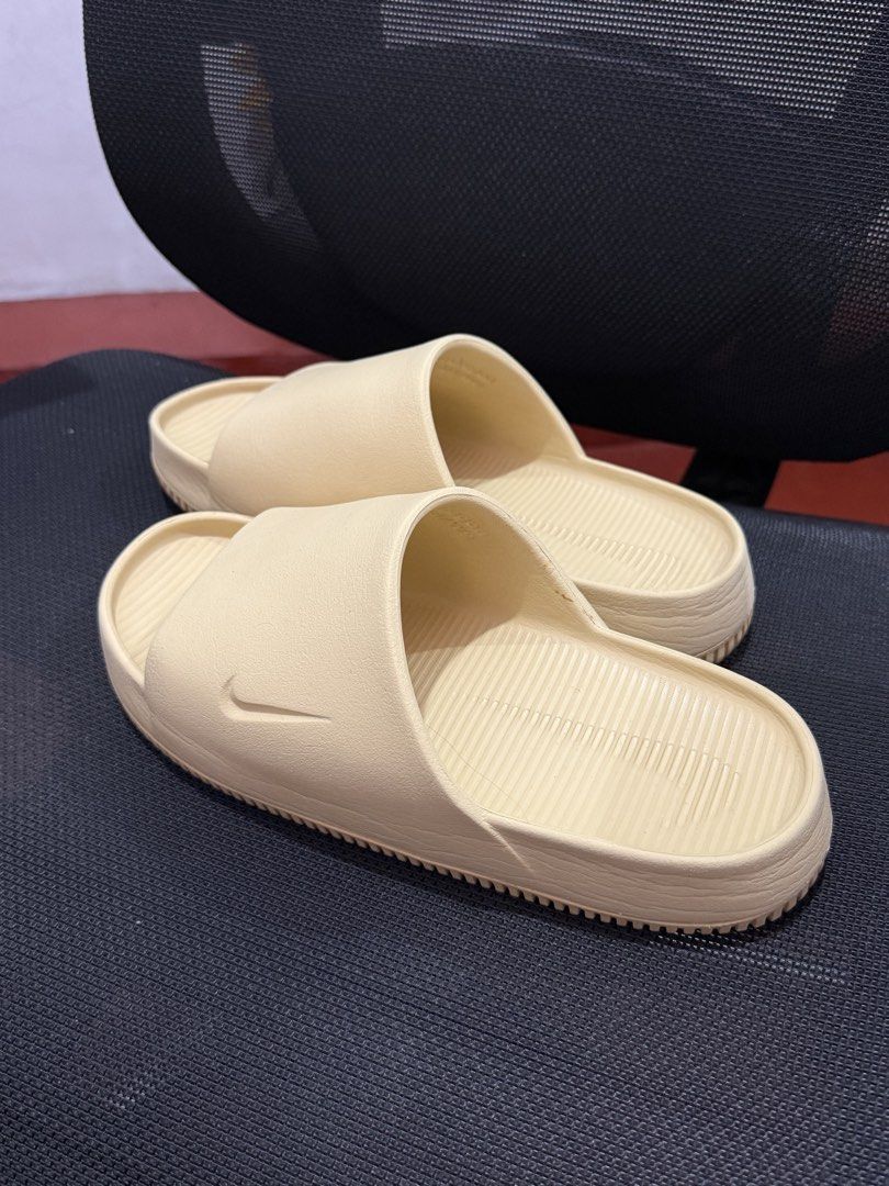 Nike Calm Slides - Sail (Size M8/W9) (Category: Slippers & Slides) located in Quezon City. Submitted by mmbjr (Listing ID 1463456878, Image 3). Description: Selling my original Nike Calm Slides in Sail. - size: M8 / W9 - color: - used but in very good condition - clean and well maintained - no box - no major damage.