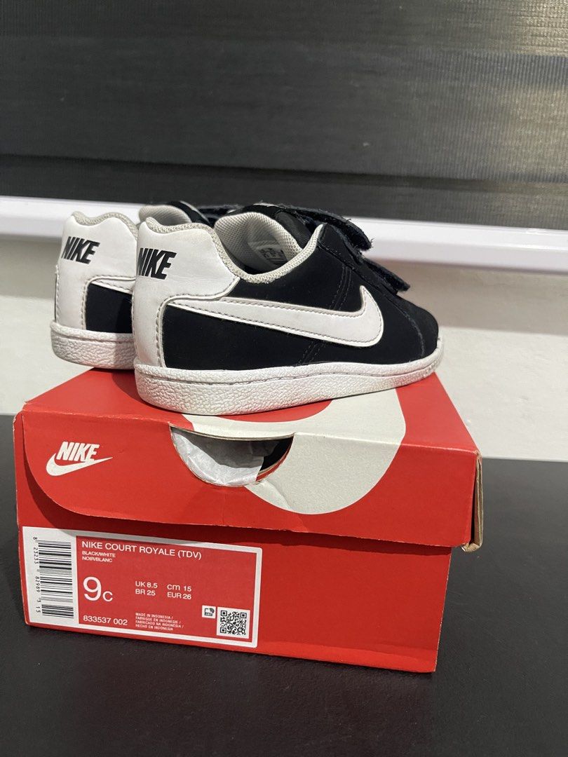 Nike court for toddler 9C (Category: Babies & Kids Fashion) located in Quezon City. Submitted by zntinycloset (Listing ID 1463347653, Image 2). Description: .