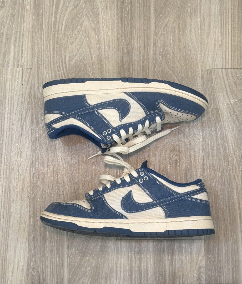 Nike Dunk Low (Category: Sneakers) located in Manila. Submitted by silent_dosss (Listing ID 1463378309, Image 1). Description: - Nike Dunk Low sneakers - Colorway: White and Blue - Unique cross stitch pattern on toe box and side panels - Classic Nike swoosh branding - Lace-up closure for a secure fit - Ideal for casual wear and everyday styling.