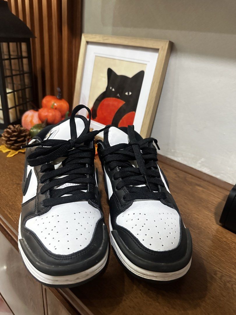 Nike Dunk Low Black White Sneakers (Category: Sneakers) located in Bulacan. Submitted by snoopyy0 (Listing ID 1463539815, Image 2). Description: - Nike Dunk Low - Colorway: Black and White - Size: EUR 37.5 / UK 4 / US 6.5 - Made in Indonesia - Classic and versatile for everyday wear - Please check photos for detailed condition -almost brandnew.