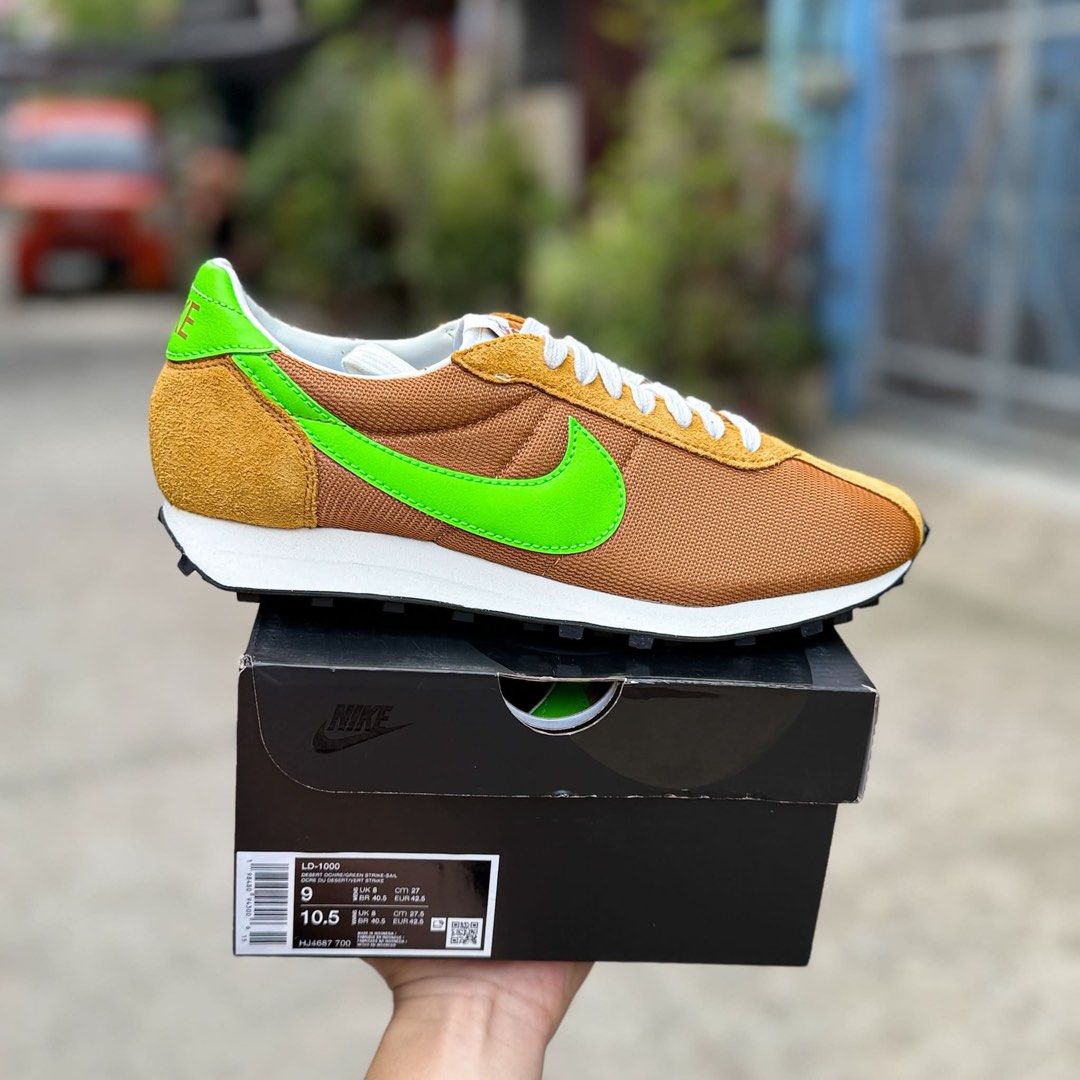NIKE LD-1000 Desert Ochre (Category: Sneakers) located in Liloan. Submitted by ajsneaks (Listing ID 1463509908, Image 1). Description: NIKE LD-1000 Desert Ochre Available size: 9 MENS (27.5CM) Price: ₱2,490 + SHIPPING FEE! ✅ (WAY BELOW MALL PRICE) ❌ 100% Original | Brand new with box! 💯 (10X MONEY BACK IF PROVEN FAKE) MOP: GCASH | BDO | BPI ✅ Vouches? Reference? Check us all you want Only here at AJSneaks!.